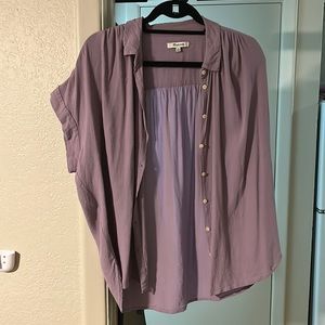 Madewell Button Down Central Drapey shirt